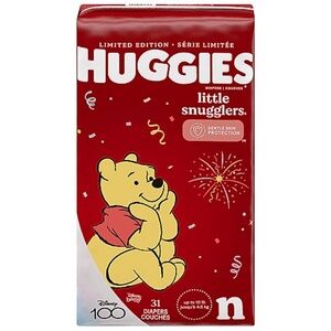Huggies Little Snugglers Baby Diapers, Size Newborn 31 ct